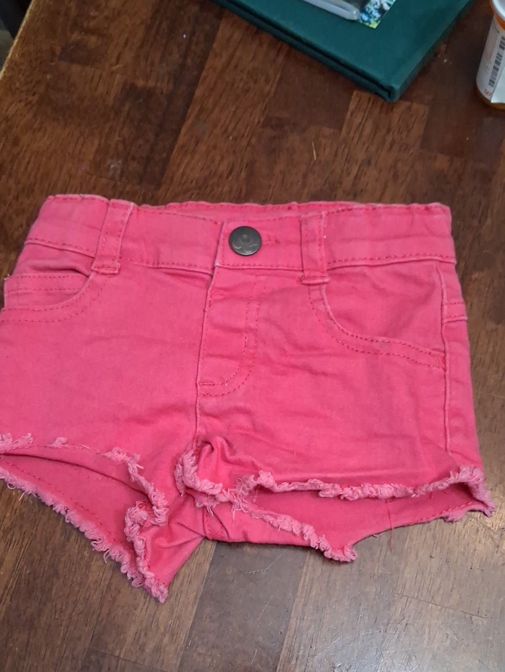 Garanimals Pink Frayed Hem Girls' Shorts